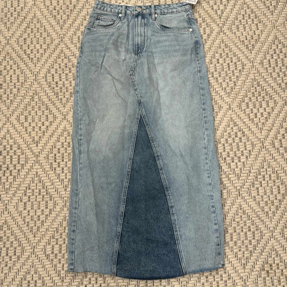 NWT‎ Blank NYC Denim Midi Skirt